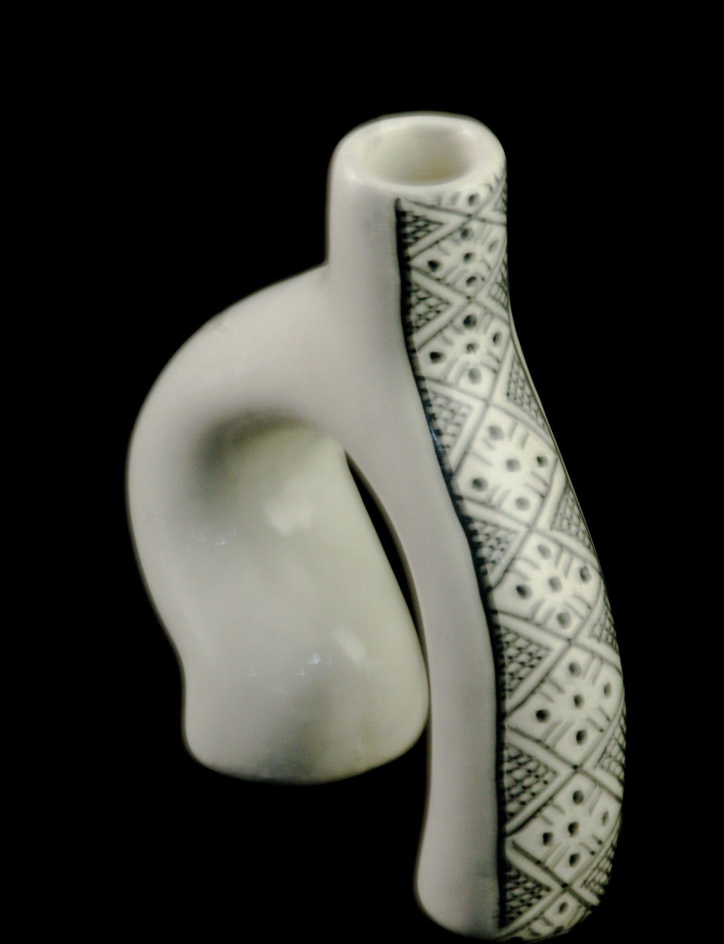 Vase à pied